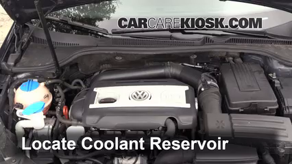 2012 Volkswagen GTI 2.0L 4 Cyl. Turbo Hatchback (2 Door) Coolant (Antifreeze) Add Coolant